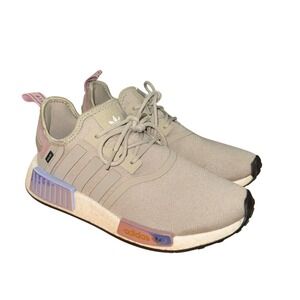 Adidas NMD_R1 Womens 7.5 Sneakers Green Pink Iridescent Boost GY8538 Trainers